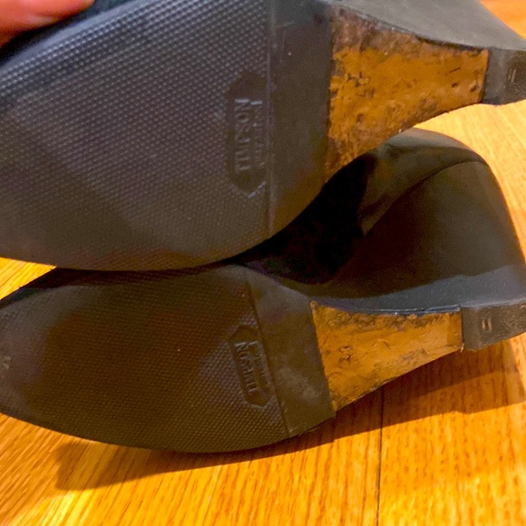 Isabel Marant black Fur Pierce Boots Wedge 40 - Picture 4 of 5